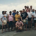 IDN Bali 1990OCT01 WRLFC WGT 019  Look up motley crew in the dictionary and you'll see this photo!!! : 1990, 1990 World Grog Tour, Asia, Bali, Indonesia, October, Rugby League, Wests Rugby League Football Club